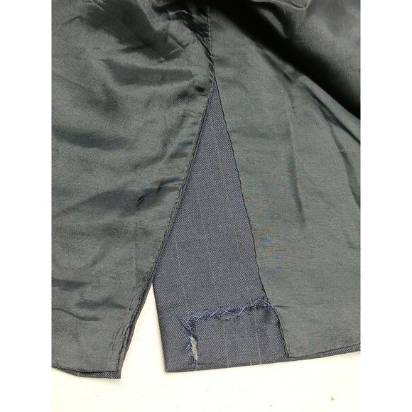 Chaps Ralph Lauren Navy Blue Cashmere Wool Blazer Jacket Mens Size 42S Flaw* - Picture 6 of 12